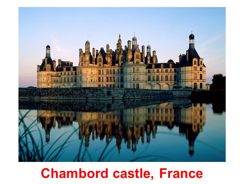 Chambord castle, France